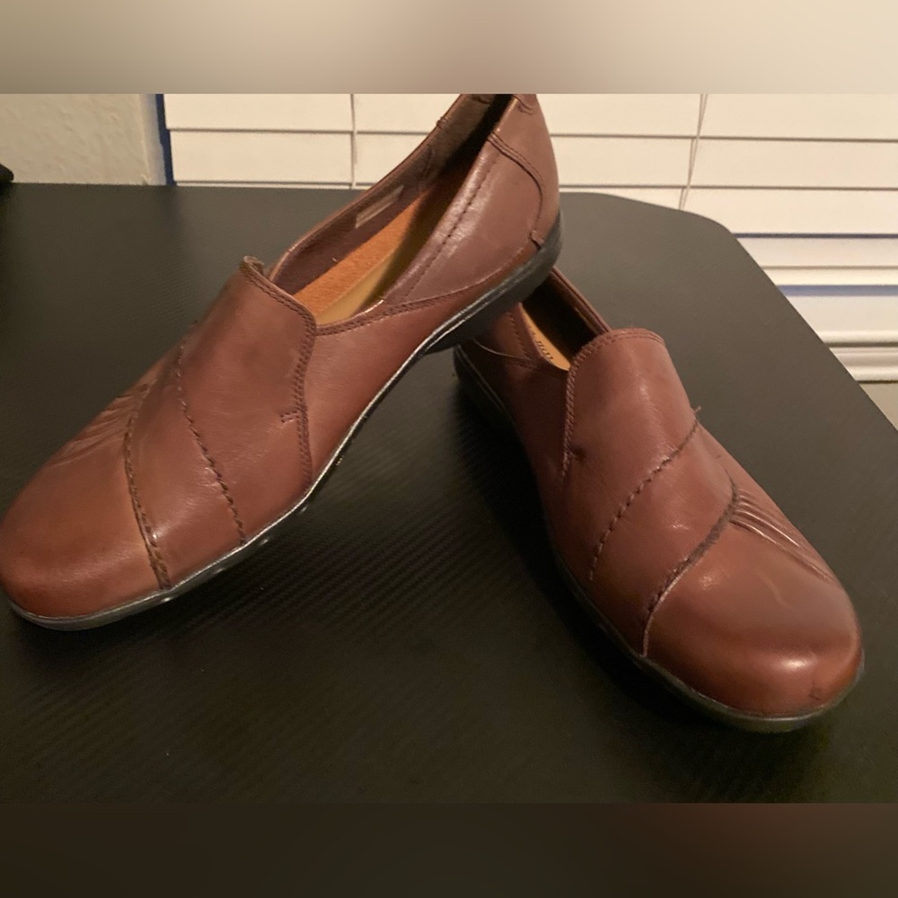Cobb Hill Paulette Brown Leather Loafers